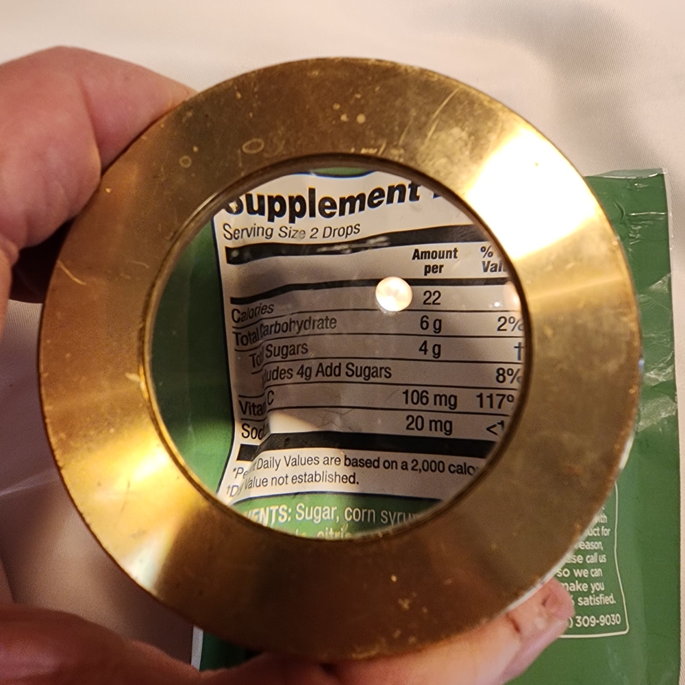 Brass Magnifying Glass - Picture 6 of 6